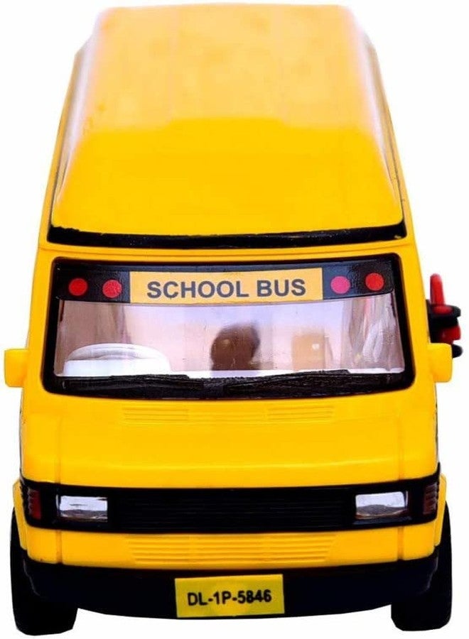 USCATALOG International Toy World Pull Back School Toy Bus for Kids - Image 4